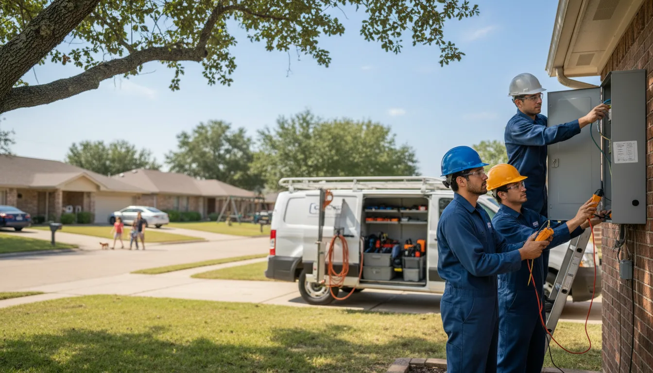 Certified electrician providing emergency electrical services in Henderson, AR